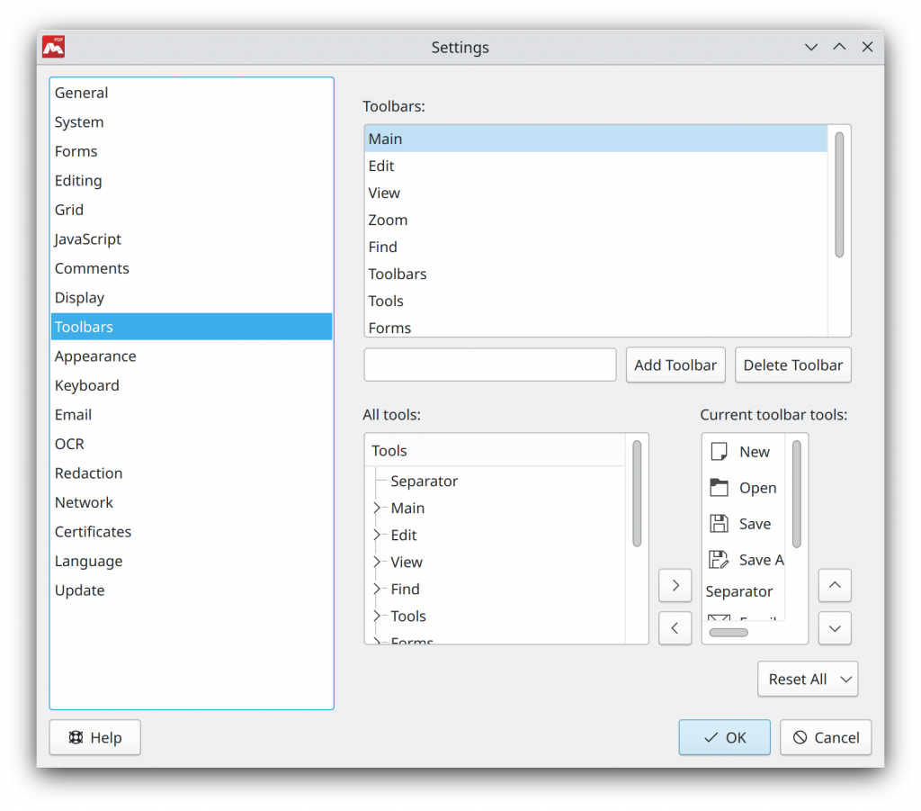 Master PDF Editor Preferences