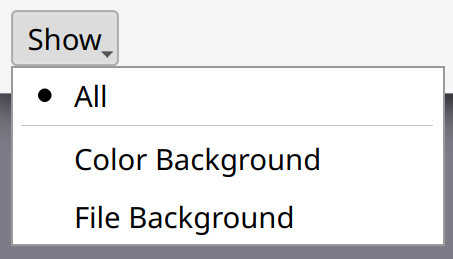 list of background types