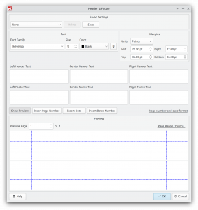 Add Headers and footers to PDFs | Master PDF Editor