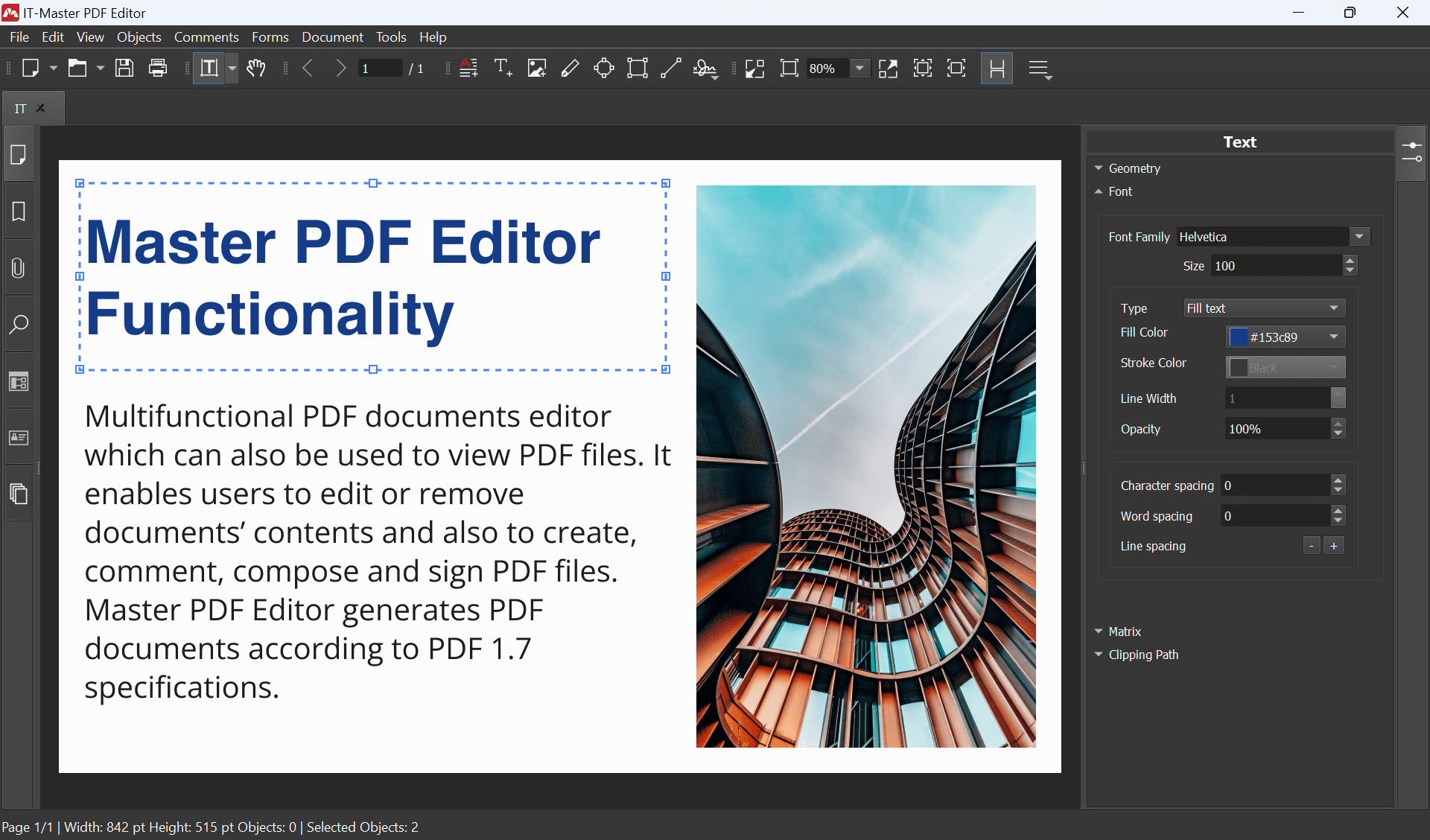 Master PDF Editor for Linux