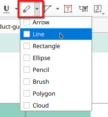 Use drawing tools in Master PDF Editor