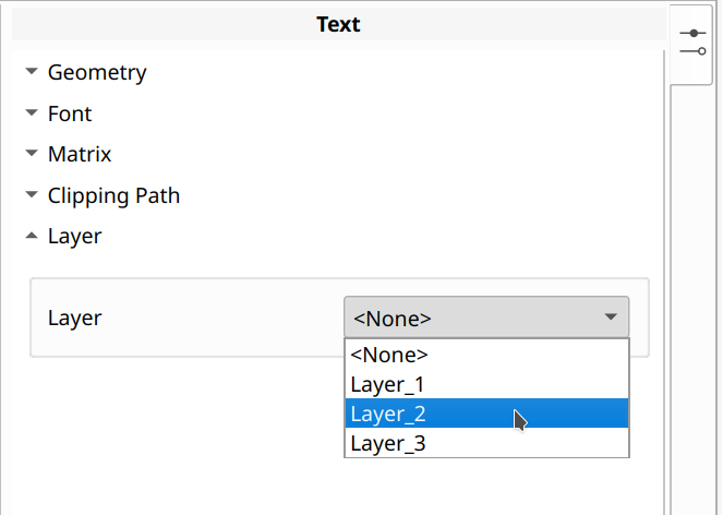 Setting layer to objects with the Object Inspector