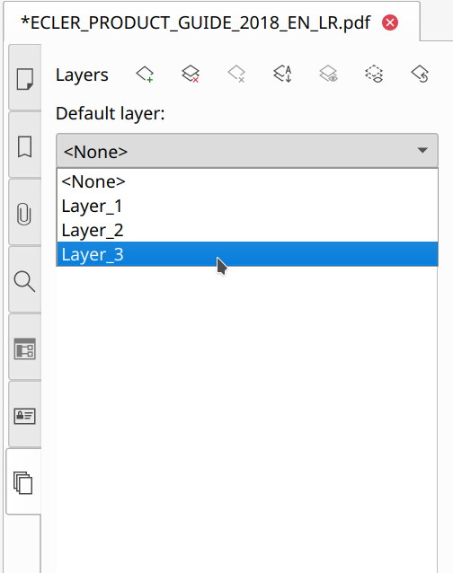 Setting layer to object with default layer