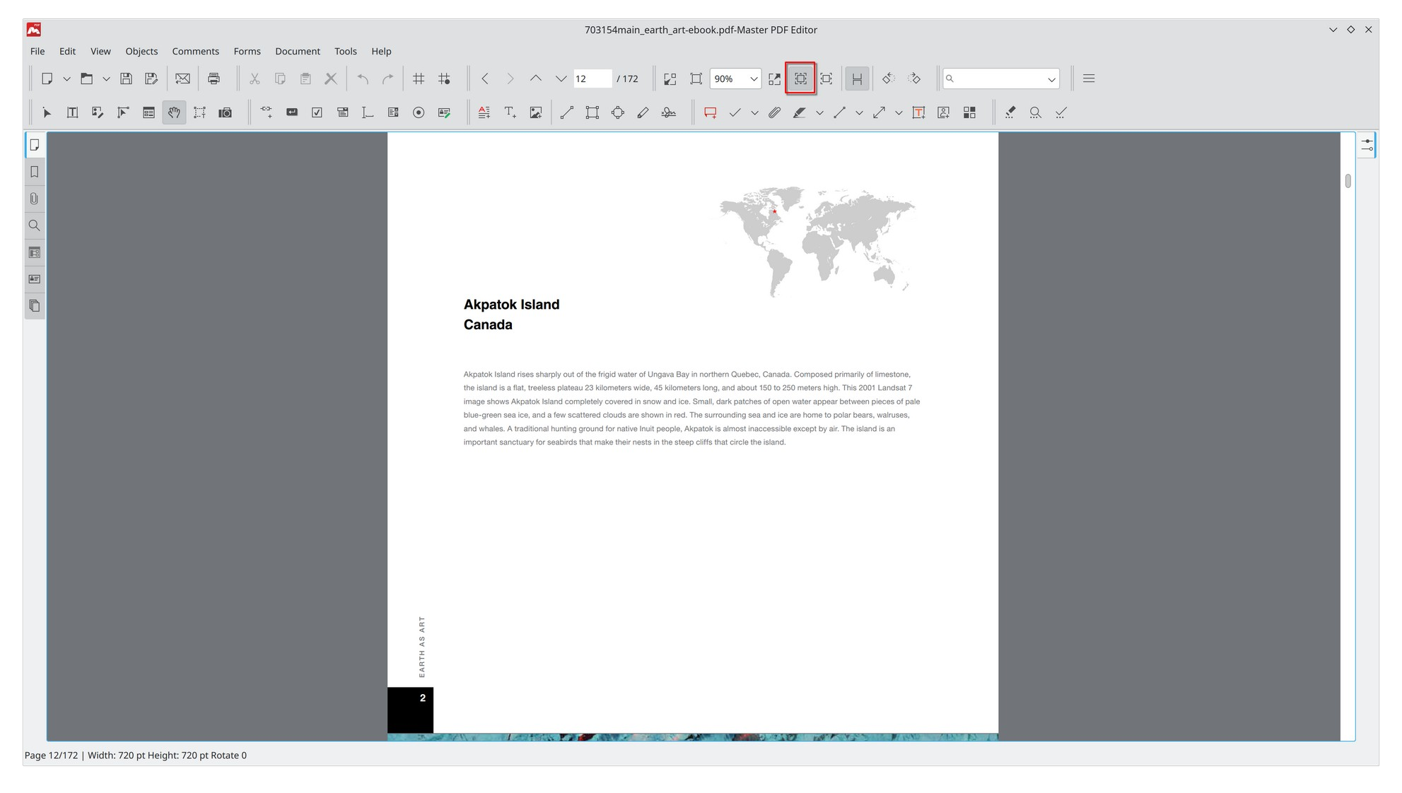 Fit page mode