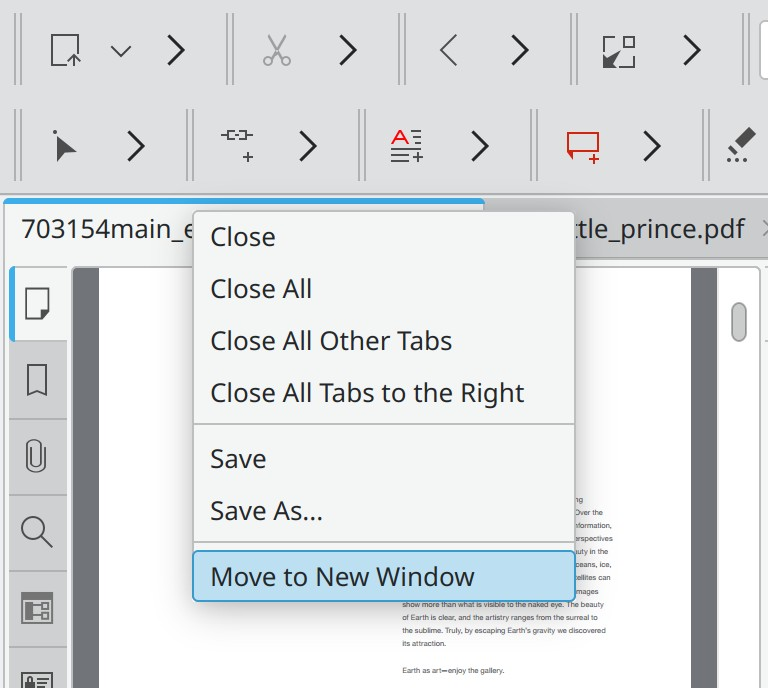 Move to New Window