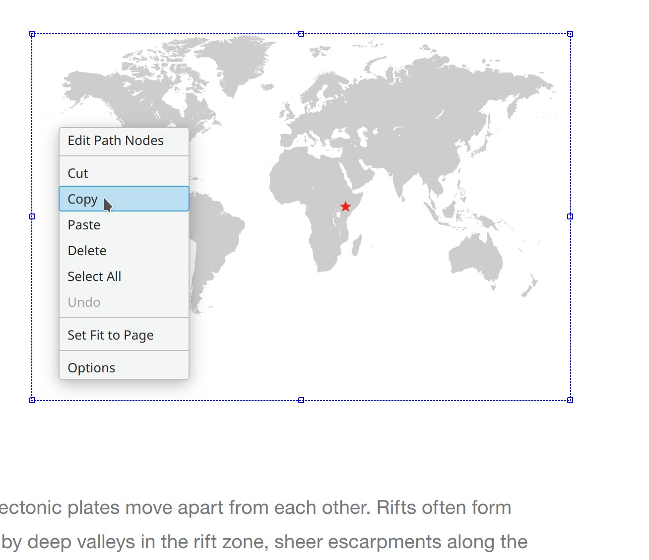 Cut, copy and paste objects in Master PDF Editor